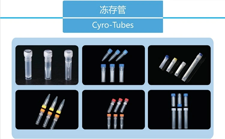 Plastic Freezing Cryo Tube and Cryogenic Vials