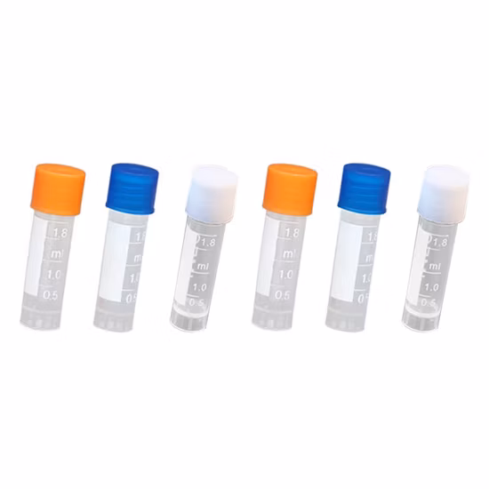 Laboratory External Thread Self Standing Cryogenic Vials 2ml