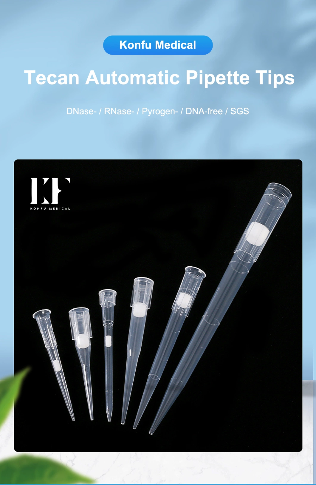 ISO Medical Supply Tecan Pipette Tips Extraction Plate Robotic Tip for Nucleic Acid Testing Laboratory Genomics Drug Discovery Cell Biology 20UL