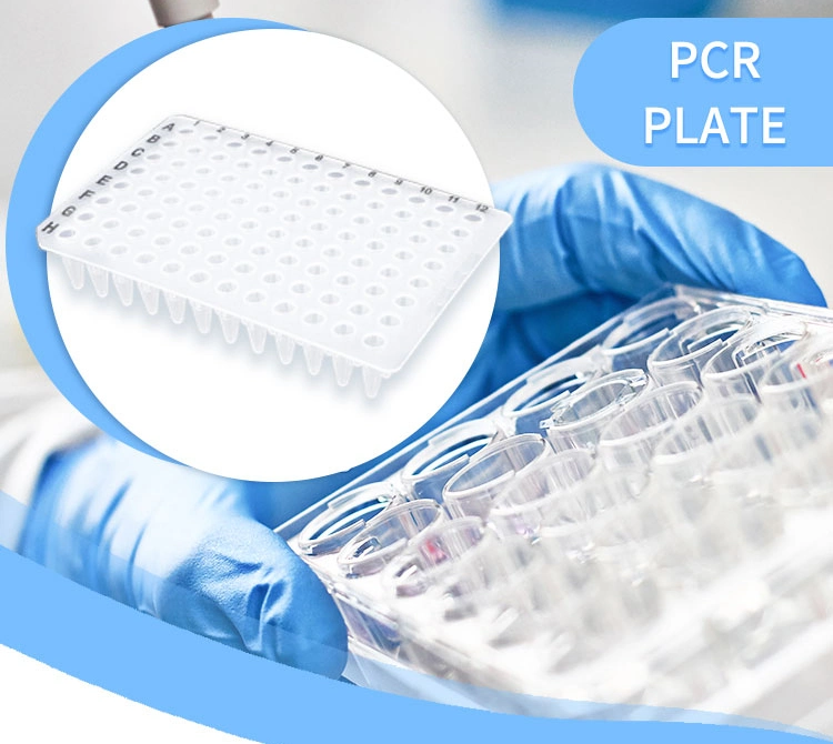 Laboratory Consumable No Skirt 0.2ml PP 96 Well PCR Plates