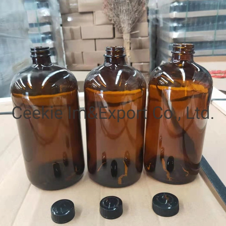 China Wholesale 250ml 500ml 1000ml Amber Boston Glass Bottle Brown Pesticide Medicine Chemical Reagent Glass Bottle