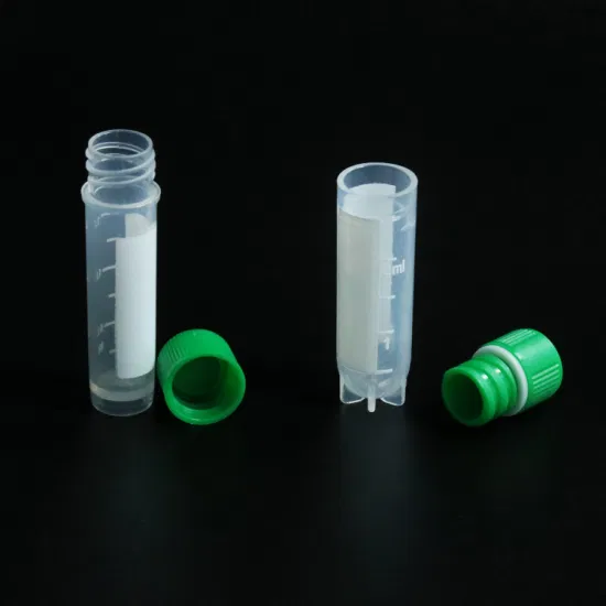 High Quality Conical PP External Cryovials Micro Tubes Liquid Nitrogen Cryogenic Storage Vials
