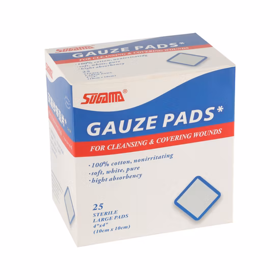 Medical Sterile Gauze Piece Hemostatic Gauze Sterile Gauze Swab Medical