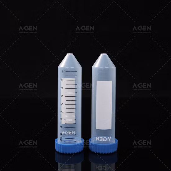 50ml PP Graduated Sterile DNA/Rna Pyrogen Free Centrifuge Tube/Column with Screw Lid and Scale
