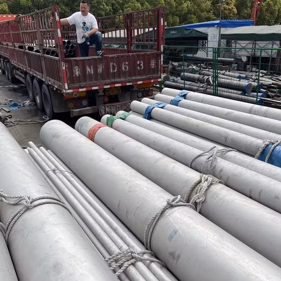 Reliable Vendor Round Rectangular Steel Pipe Pipeline Transport Random Length TP304 Tp321 Tp316L Tp316h Bare Black Polished Seamless Stainless Square Steel Tube