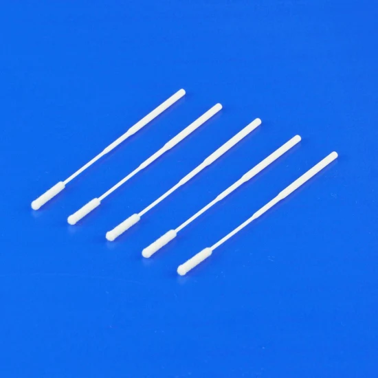 Nylon Fibers Flocked Tip Diagnostic Nasal Swab Stick Medical Rapid Test Antigen Swab with CE 0197