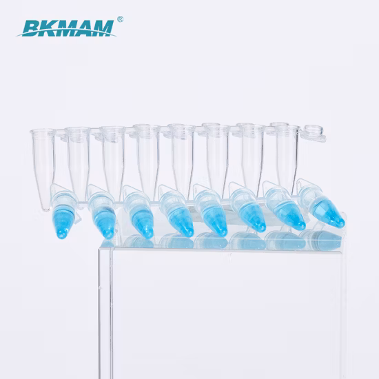 ISO Certificated Lab Plastic PCR Tubes Sterile Thin Wall 8 Strip PCR Tube