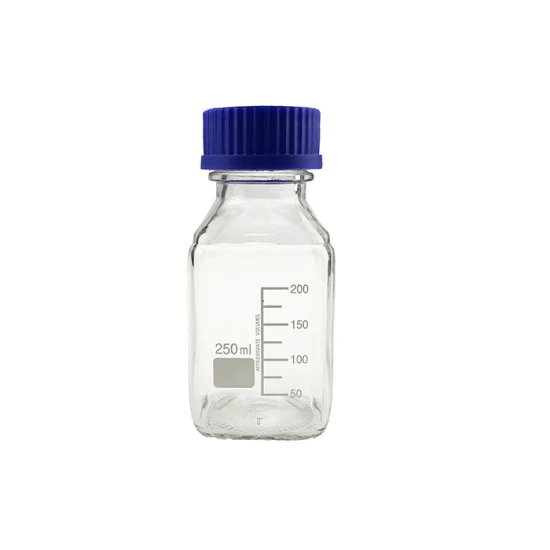 Wide Mouth Jar Glass Reagent Bottle Media Bottle