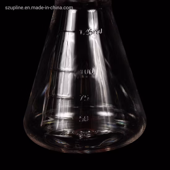 50 100 250ml Transparent Lab Conical Flask Glass Scientific Glass Erlenmeyer Flask Safe Glassware Laboratory School Supply