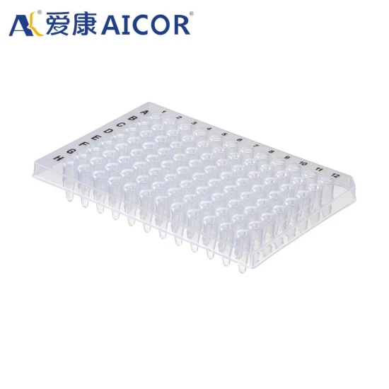 Factory Directly Lab Supplies Consumables 0.2ml 96 Deep Well Plates PCR Strips Half Strips PCR Plate